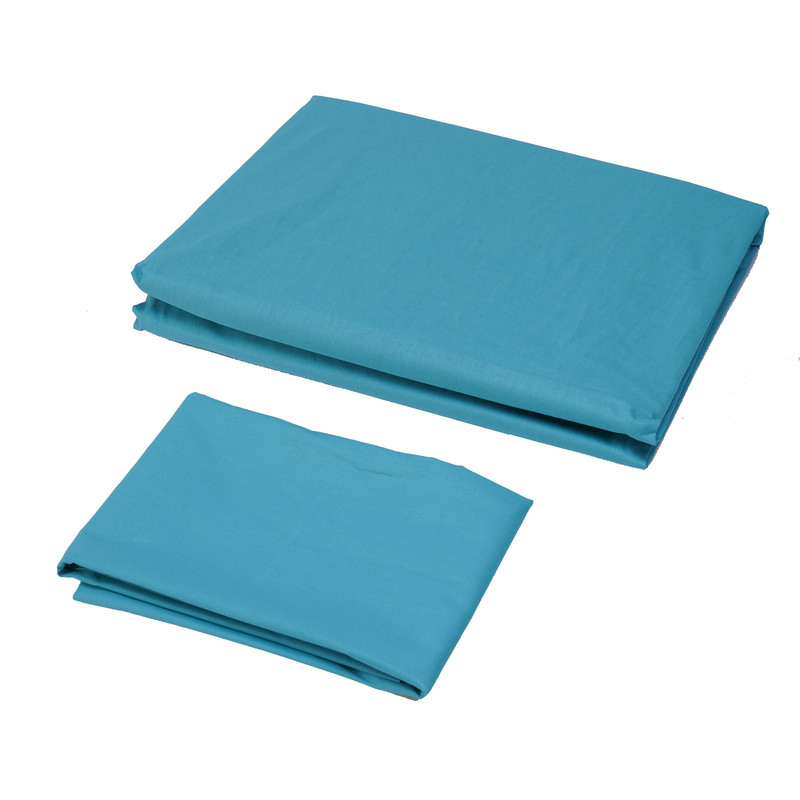 سرویس ملحفه لومانا مدل ساده کشدوز یک نفره 2 تکه 100% پنبه