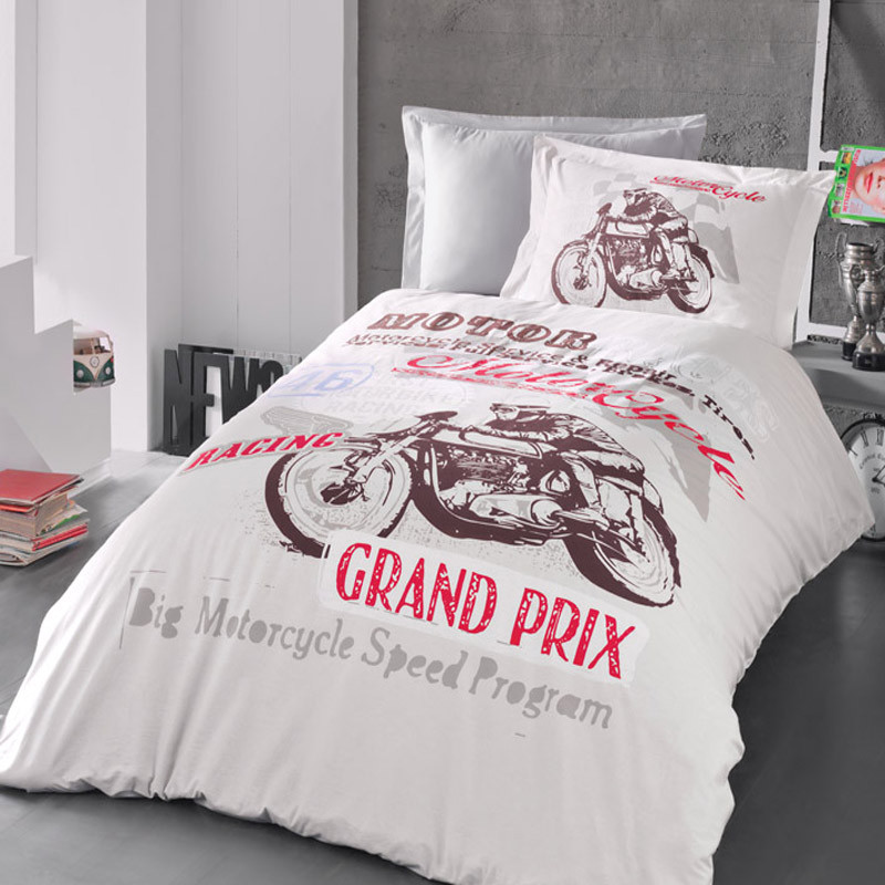 سرویس خواب لومانا مدل motorace یک نفره 4 تکه