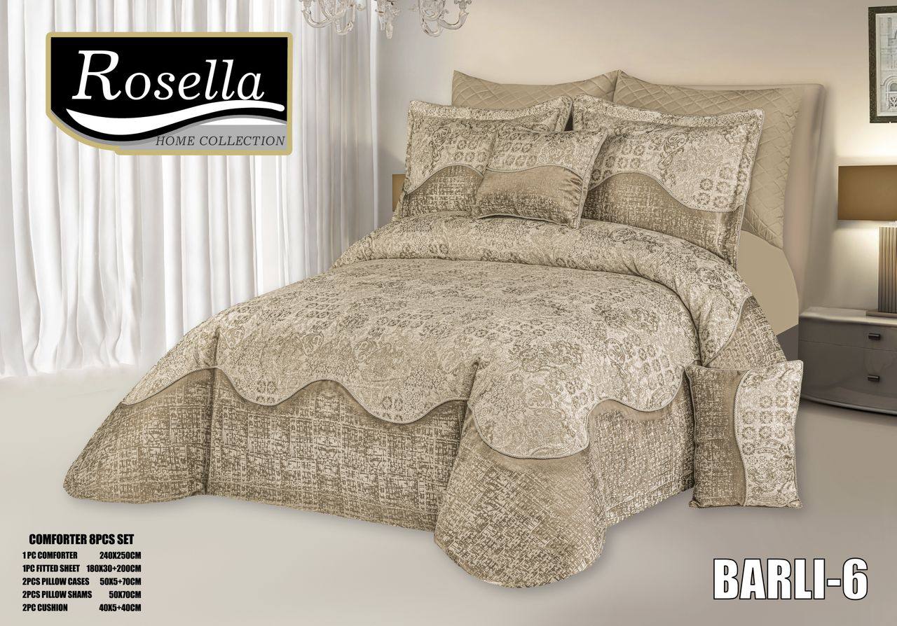 سرویس خواب رزلا مدل BARLI دو نفره 8 تکه