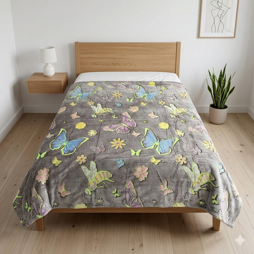 پتو مسافرتی SleepLine یک نفره مدل شبرنگ سایز ١۵0*٢00 سانتی متر